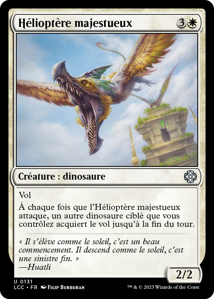 Hélioptère majestueux — The Lost Caverns of Ixalan Commander — Magic: The Gathering
