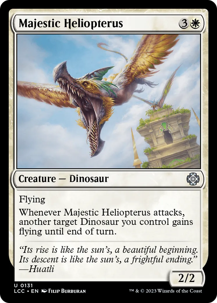 Majestic Heliopterus — The Lost Caverns of Ixalan Commander — Magic: The Gathering