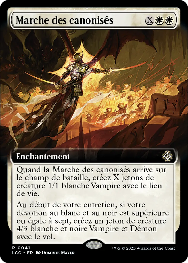 Marche des canonisés — The Lost Caverns of Ixalan Commander — Magic: The Gathering