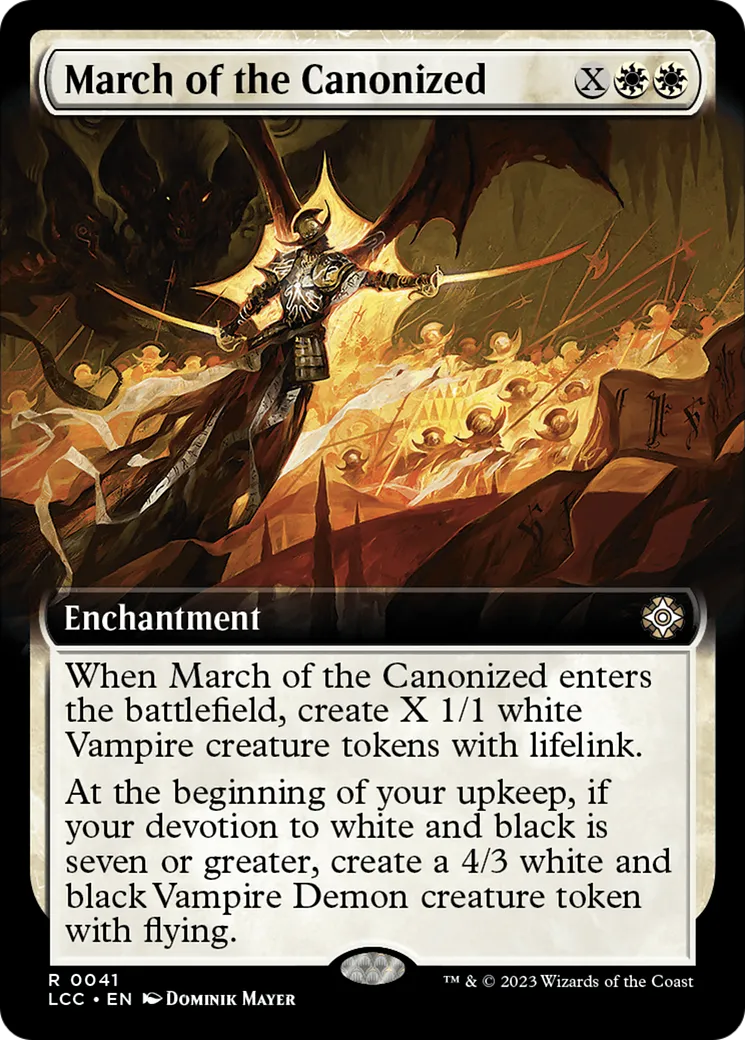 March of the Canonized — The Lost Caverns of Ixalan Commander — Magic: The Gathering