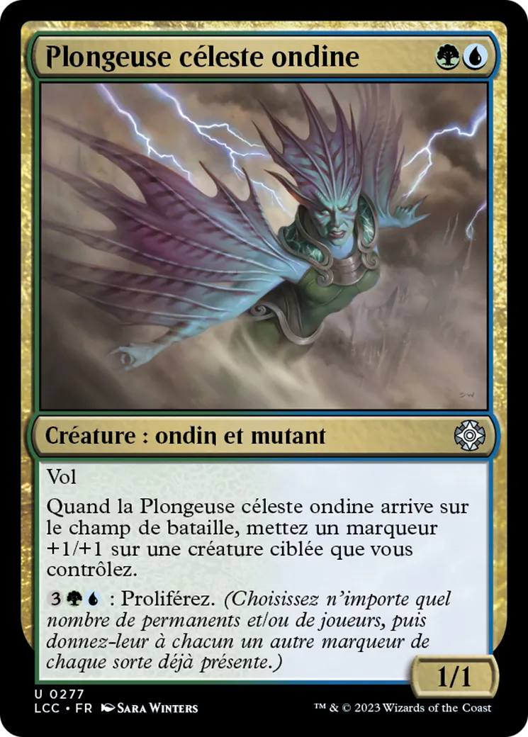 Plongeuse céleste ondine — The Lost Caverns of Ixalan Commander — Magic: The Gathering