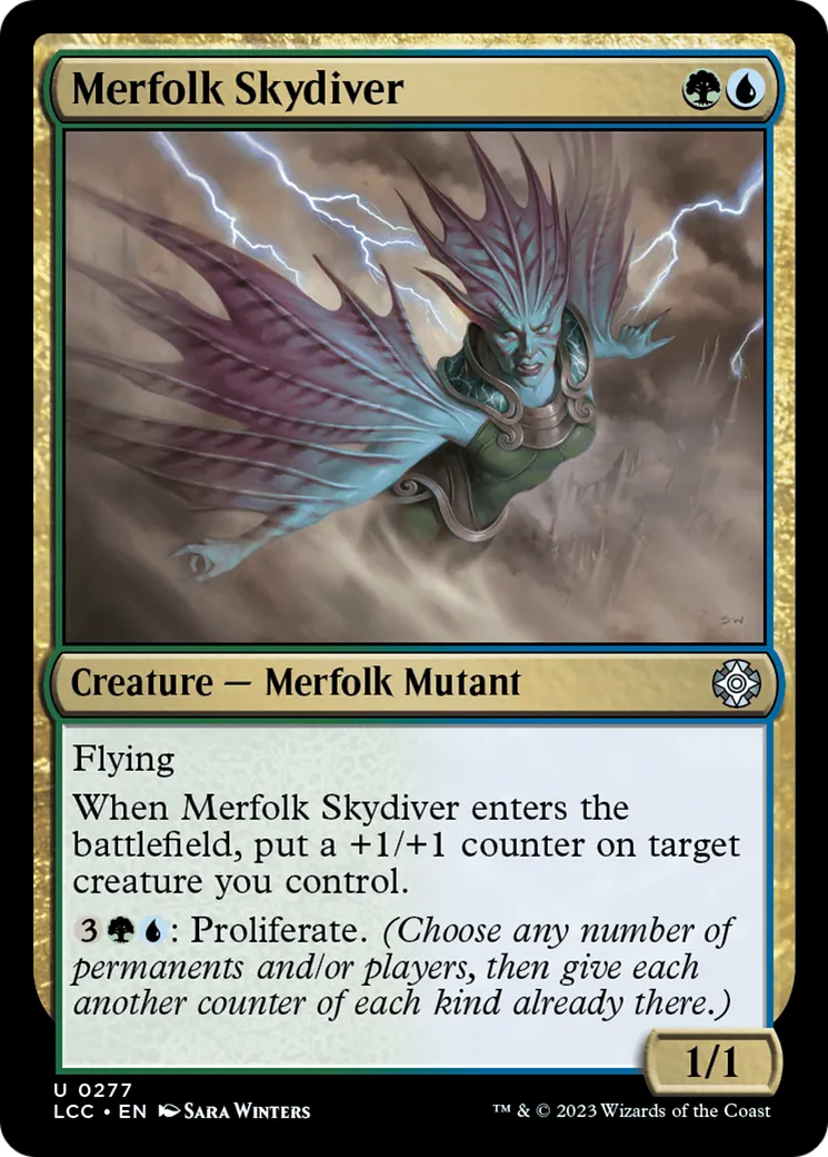 Plongeuse céleste ondine — The Lost Caverns of Ixalan Commander — Magic: The Gathering