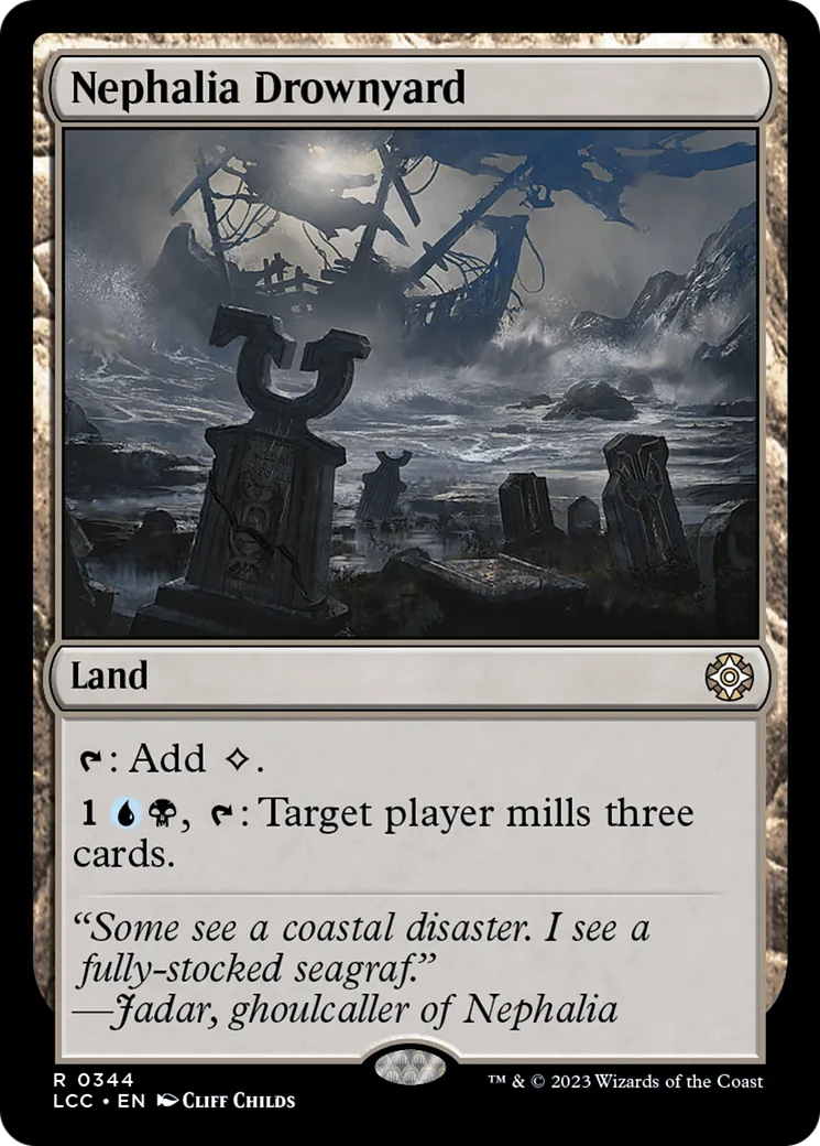 Nephalia Drownyard — The Lost Caverns of Ixalan Commander — Magic: The Gathering