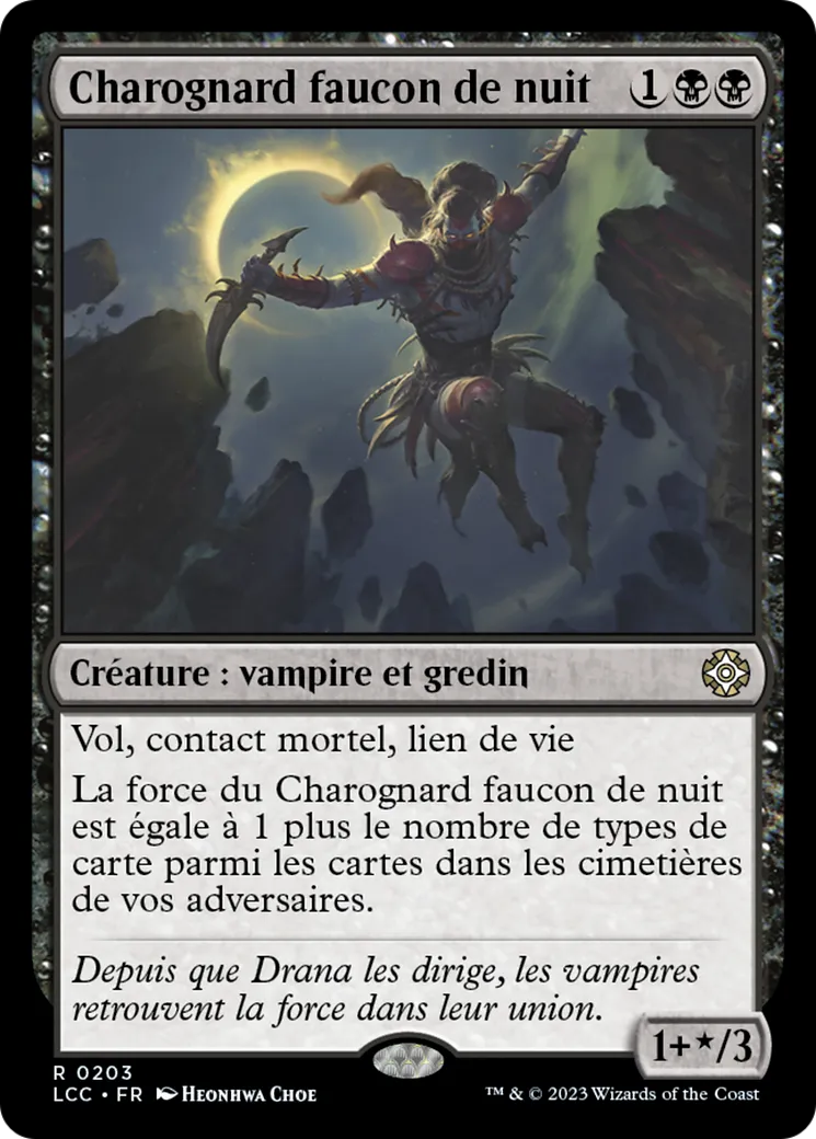 Charognard faucon de nuit — The Lost Caverns of Ixalan Commander — Magic: The Gathering
