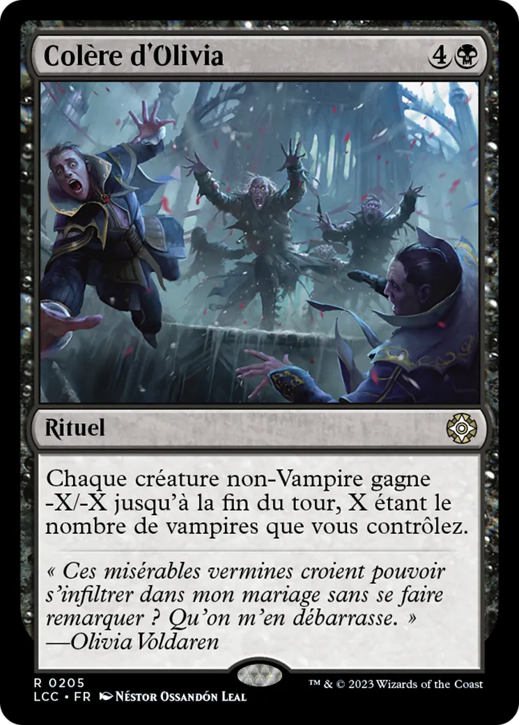 Colère d'Olivia — The Lost Caverns of Ixalan Commander — Magic: The Gathering