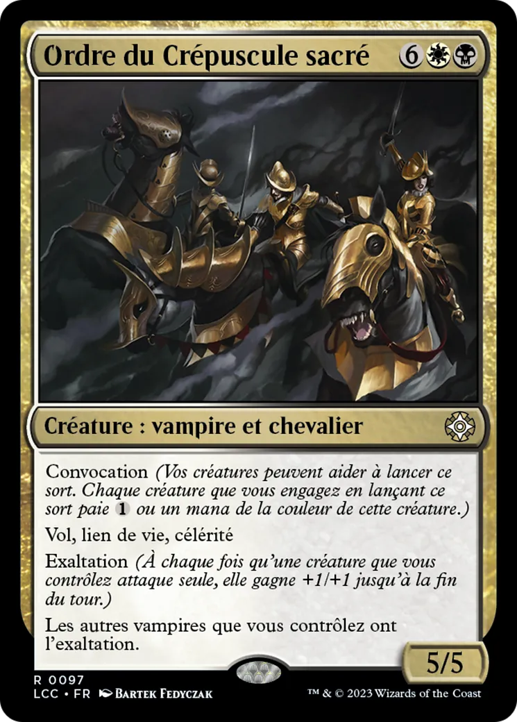 Ordre du Crépuscule sacré — The Lost Caverns of Ixalan Commander — Magic: The Gathering