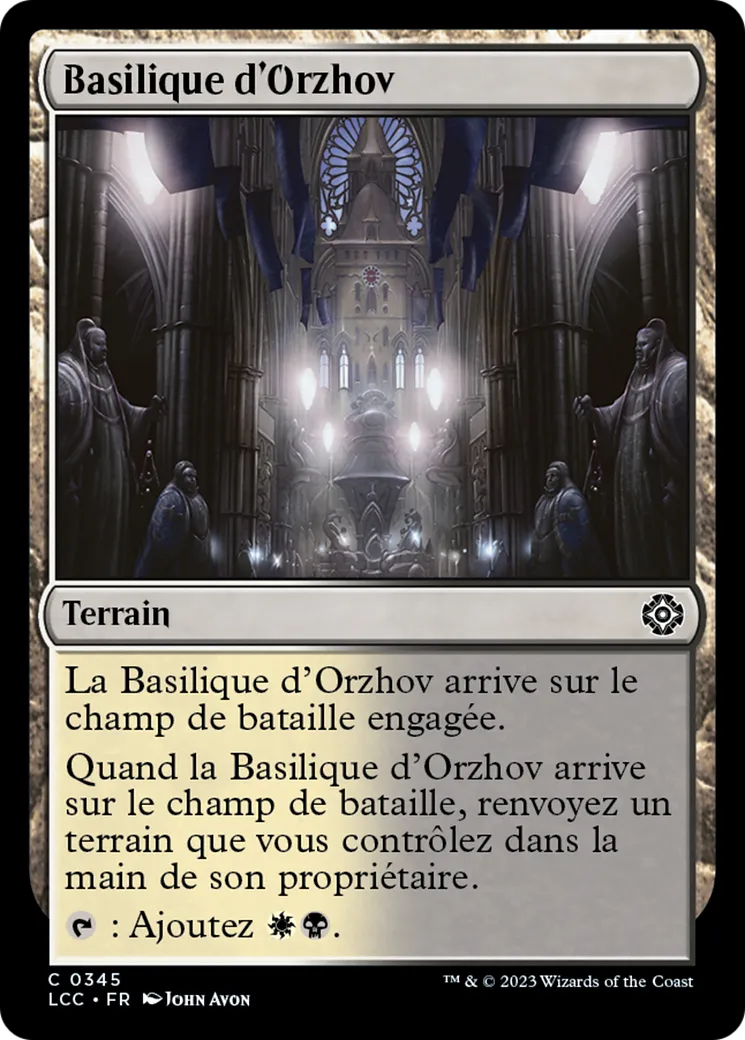 Basilique d'Orzhov — The Lost Caverns of Ixalan Commander — Magic: The Gathering