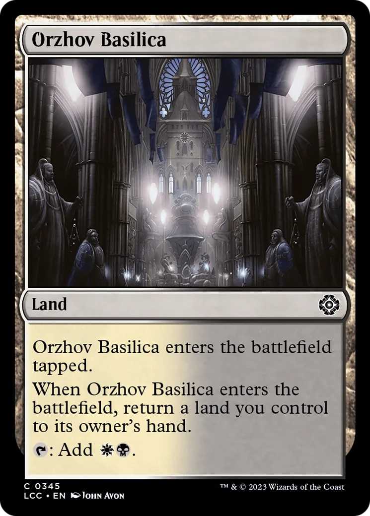 Orzhov Basilica — The Lost Caverns of Ixalan Commander — Magic: The Gathering