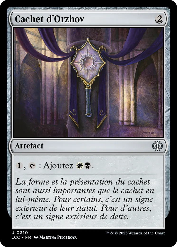 Cachet d'Orzhov — The Lost Caverns of Ixalan Commander — Magic: The Gathering