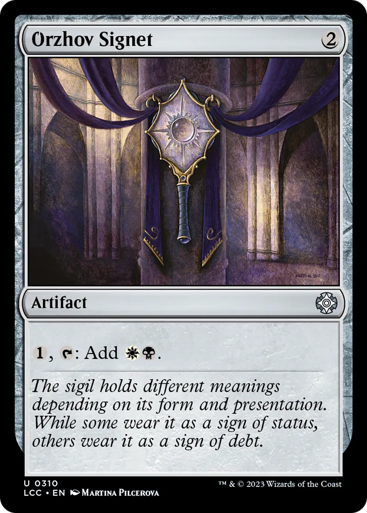 Cachet d'Orzhov — The Lost Caverns of Ixalan Commander — Magic: The Gathering