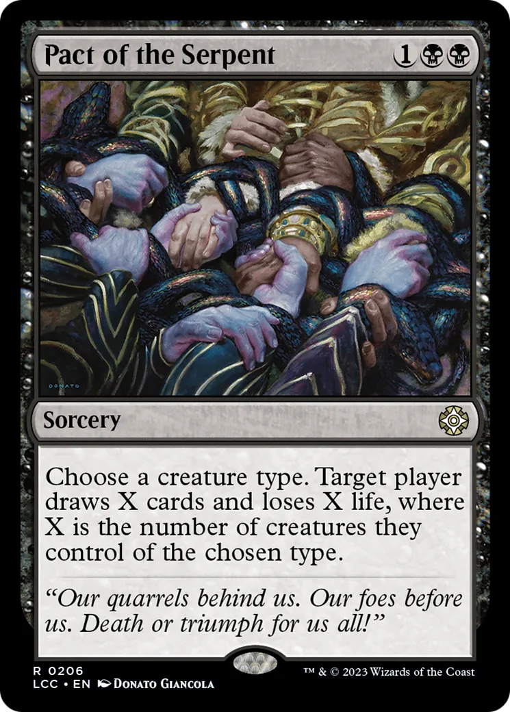 Pact of the Serpent — The Lost Caverns of Ixalan Commander — Magic: The Gathering