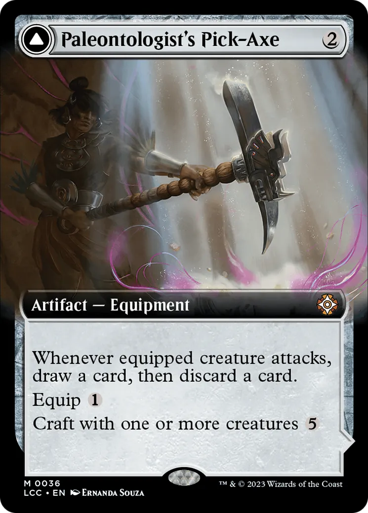 Paleontologist's Pick-Axe // Dinosaur Headdress — The Lost Caverns of Ixalan Commander — Magic: The Gathering