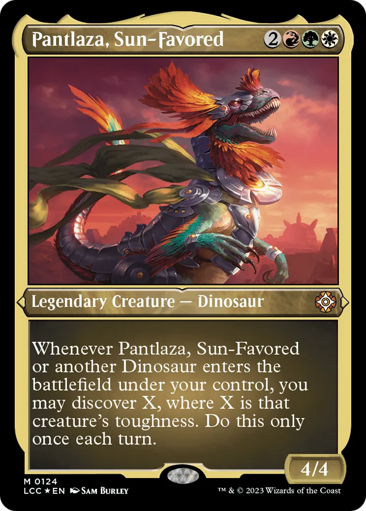 Pantlaza, protégé du soleil — The Lost Caverns of Ixalan Commander — Magic: The Gathering