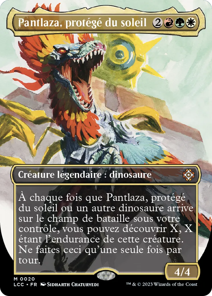 Pantlaza, protégé du soleil — The Lost Caverns of Ixalan Commander — Magic: The Gathering