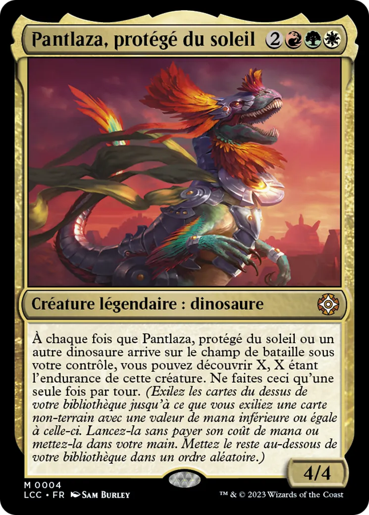 Pantlaza, protégé du soleil — The Lost Caverns of Ixalan Commander — Magic: The Gathering