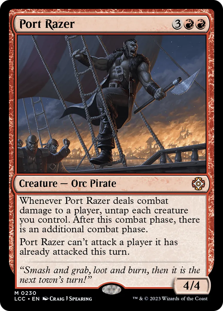Port Razer — The Lost Caverns of Ixalan Commander — Magic: The Gathering