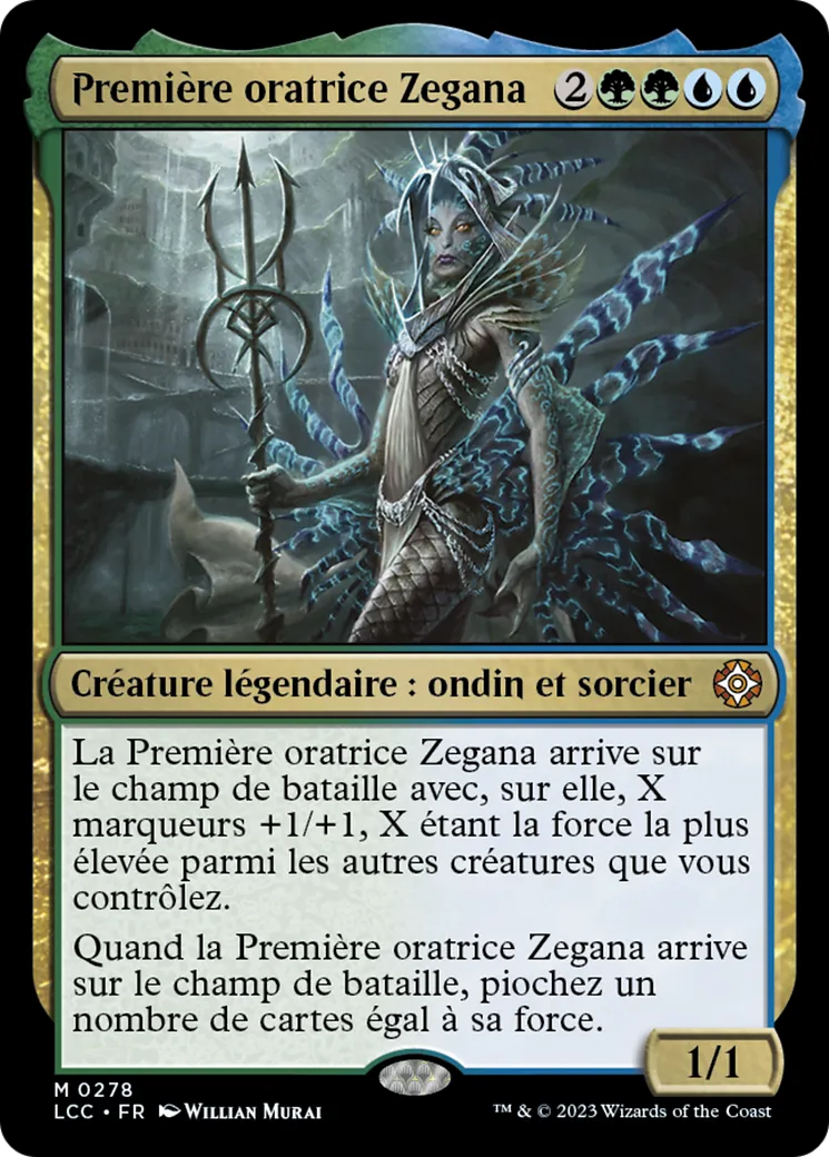 Première oratrice Zegana — The Lost Caverns of Ixalan Commander — Magic: The Gathering