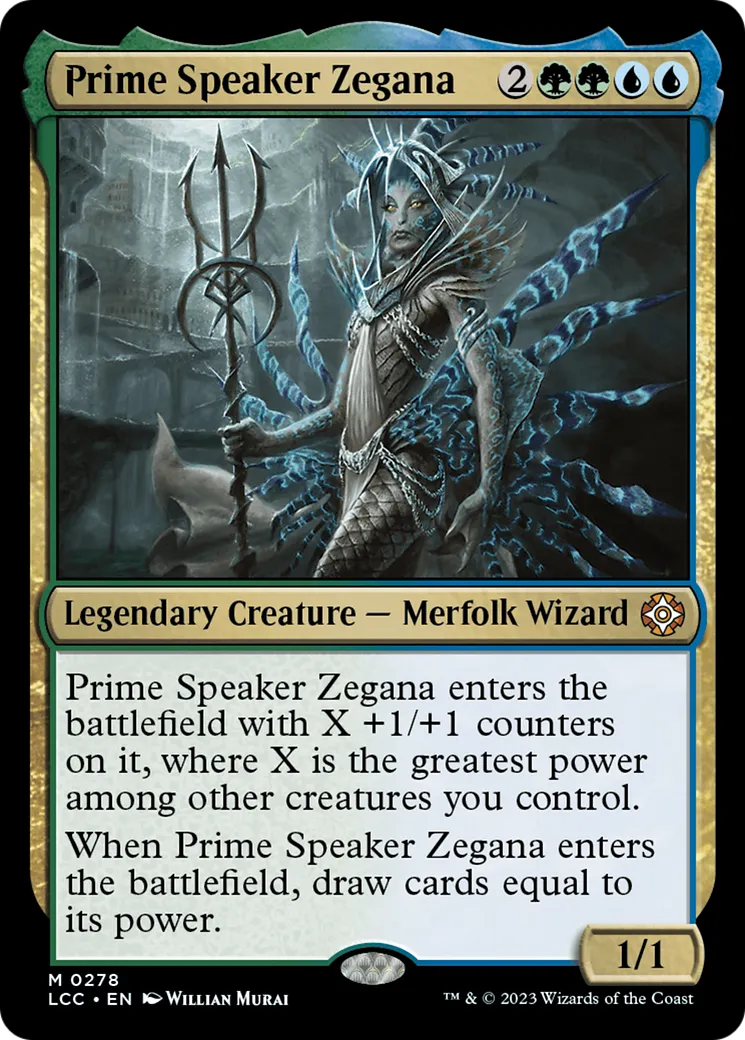 Première oratrice Zegana — The Lost Caverns of Ixalan Commander — Magic: The Gathering