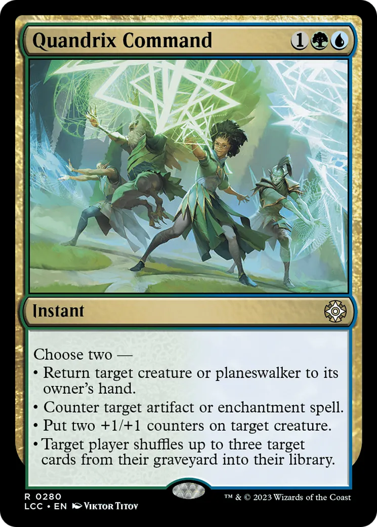Quandrix Command — The Lost Caverns of Ixalan Commander — Magic: The Gathering