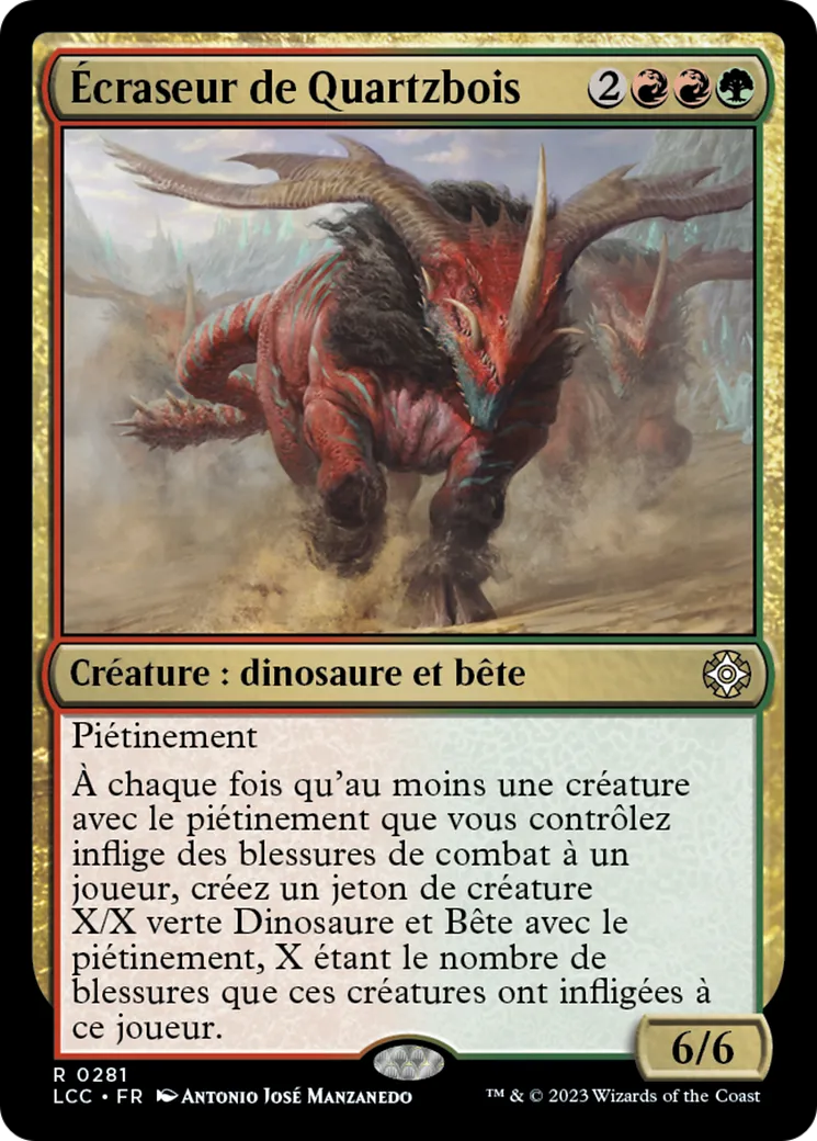 Écraseur de Quartzbois — The Lost Caverns of Ixalan Commander — Magic: The Gathering