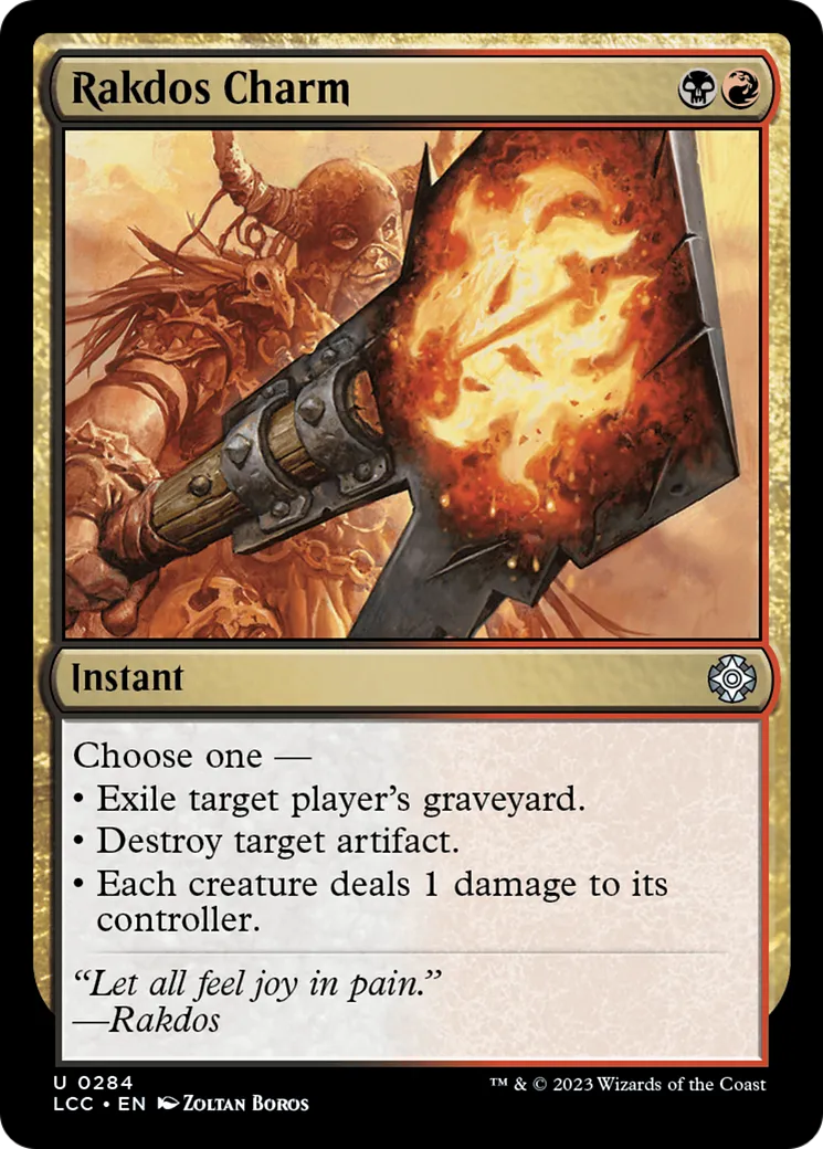 Rakdos Charm — The Lost Caverns of Ixalan Commander — Magic: The Gathering