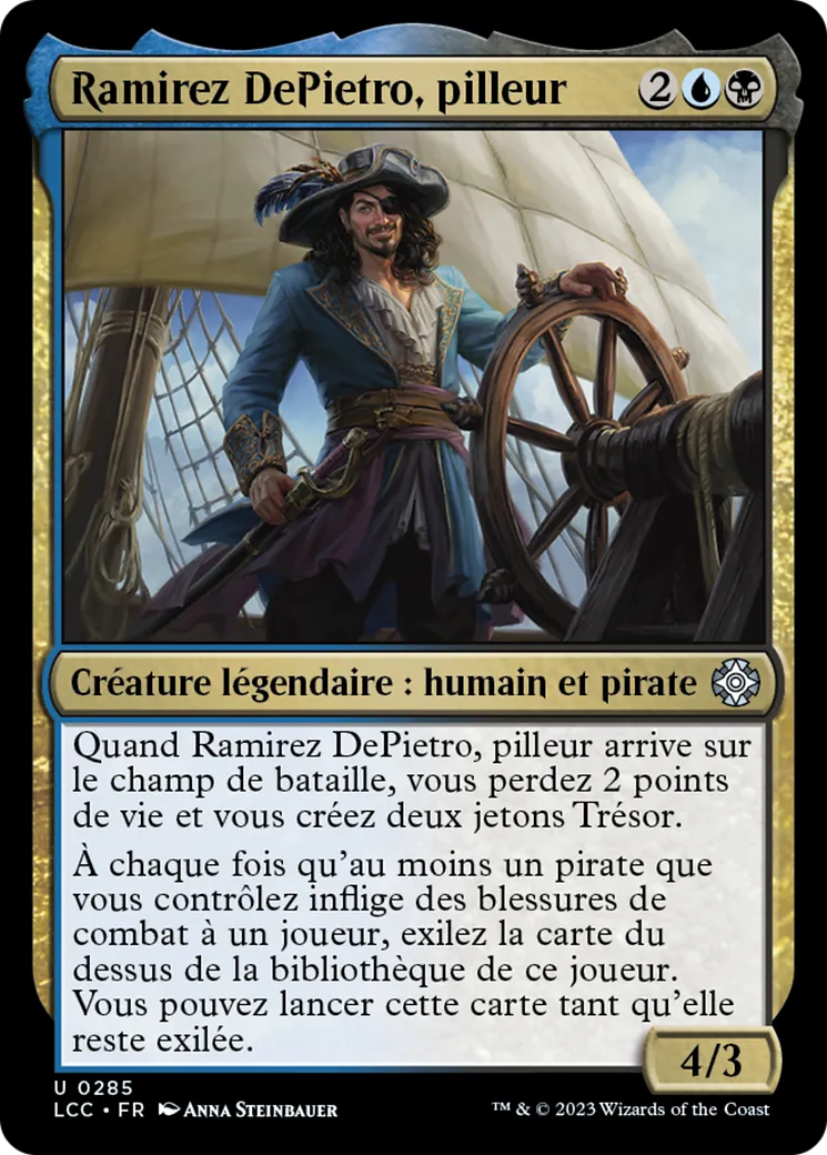 Ramirez DePietro, pilleur — The Lost Caverns of Ixalan Commander — Magic: The Gathering