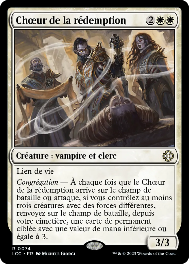 Chœur de la rédemption — The Lost Caverns of Ixalan Commander — Magic: The Gathering