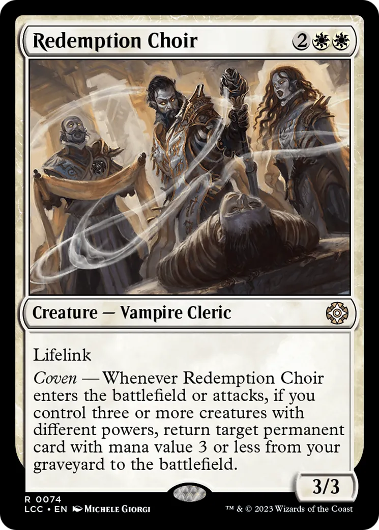 Redemption Choir — The Lost Caverns of Ixalan Commander — Magic: The Gathering
