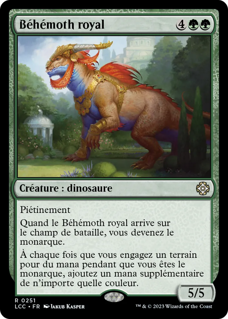 Béhémoth royal — The Lost Caverns of Ixalan Commander — Magic: The Gathering