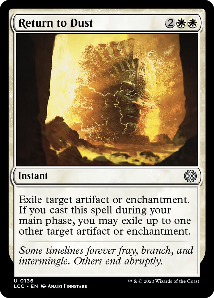 Return to Dust — The Lost Caverns of Ixalan Commander — Magic: The Gathering