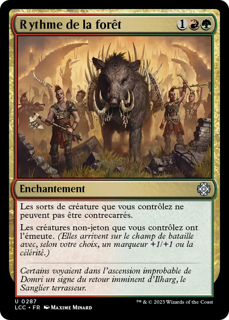 Rythme de la forêt — The Lost Caverns of Ixalan Commander — Magic: The Gathering