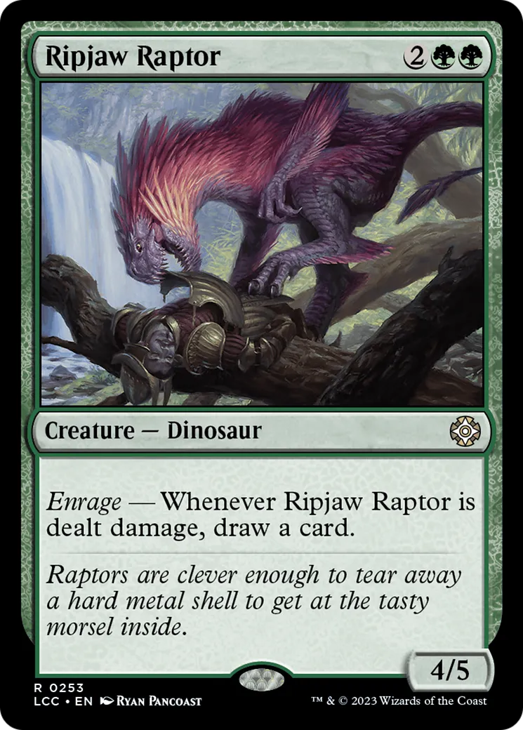 Ripjaw Raptor — The Lost Caverns of Ixalan Commander — Magic: The Gathering