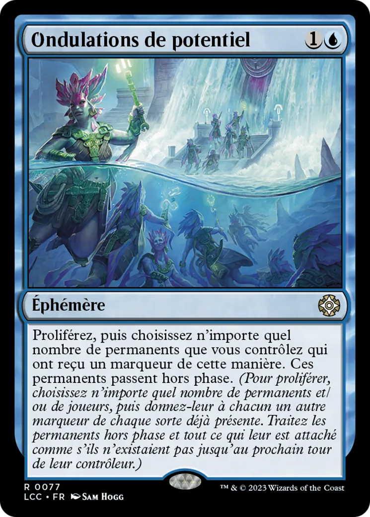 Ondulations de potentiel — The Lost Caverns of Ixalan Commander — Magic: The Gathering