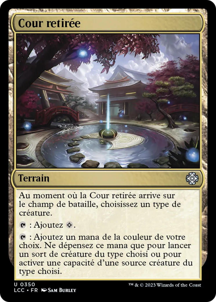 Cour retirée — The Lost Caverns of Ixalan Commander — Magic: The Gathering