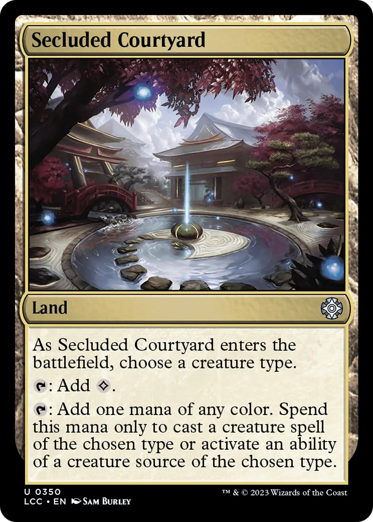 Secluded Courtyard — The Lost Caverns of Ixalan Commander — Magic: The Gathering