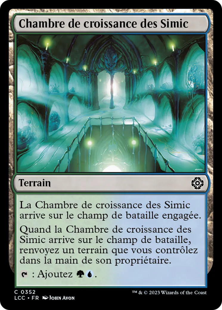 Chambre de croissance des Simic — The Lost Caverns of Ixalan Commander — Magic: The Gathering