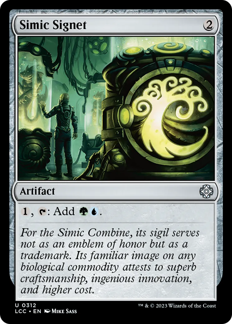 Simic Signet — The Lost Caverns of Ixalan Commander — Magic: The Gathering