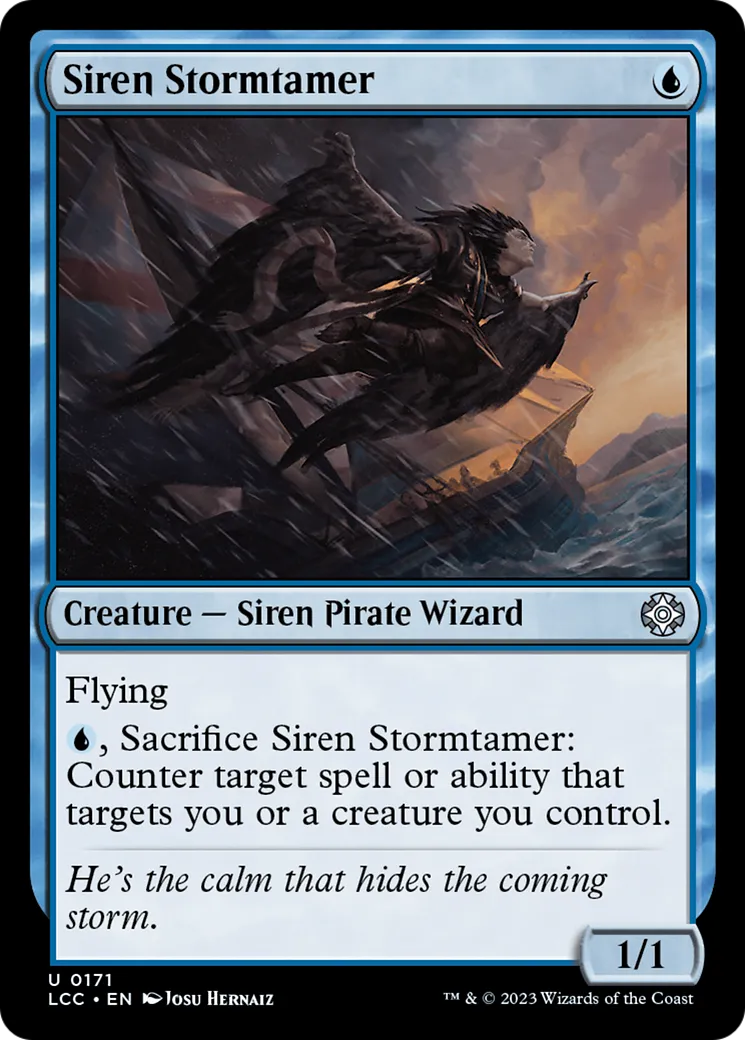 Siren Stormtamer — The Lost Caverns of Ixalan Commander — Magic: The Gathering