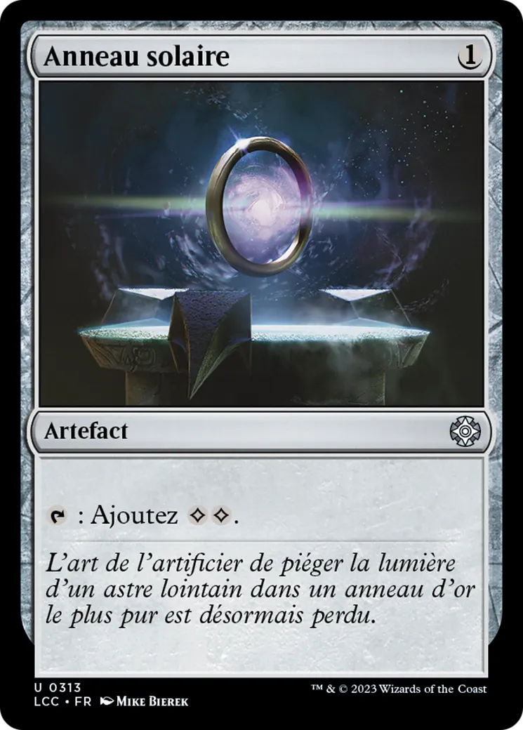 Anneau solaire — The Lost Caverns of Ixalan Commander — Magic: The Gathering