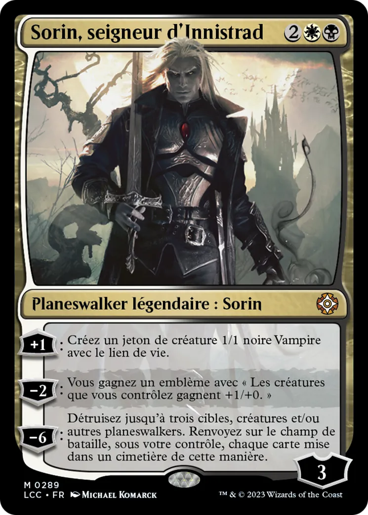 Sorin, seigneur d'Innistrad — The Lost Caverns of Ixalan Commander — Magic: The Gathering