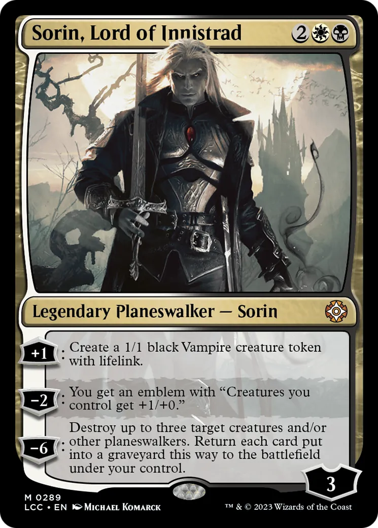 Sorin, Lord of Innistrad — The Lost Caverns of Ixalan Commander — Magic: The Gathering