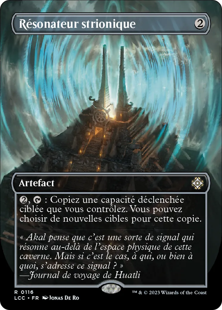 Résonateur strionique — The Lost Caverns of Ixalan Commander — Magic: The Gathering
