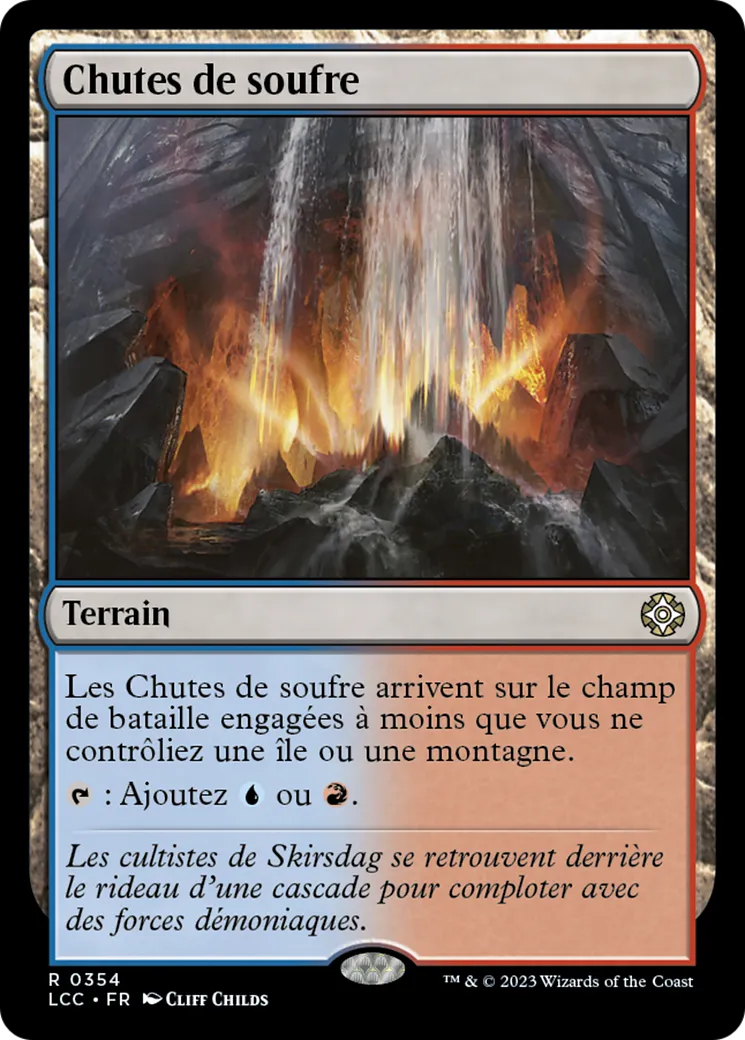 Chutes de soufre — The Lost Caverns of Ixalan Commander — Magic: The Gathering