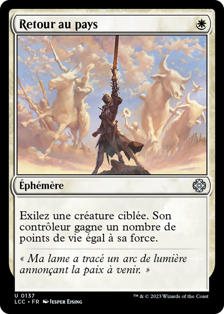 Retour au pays — The Lost Caverns of Ixalan Commander — Magic: The Gathering