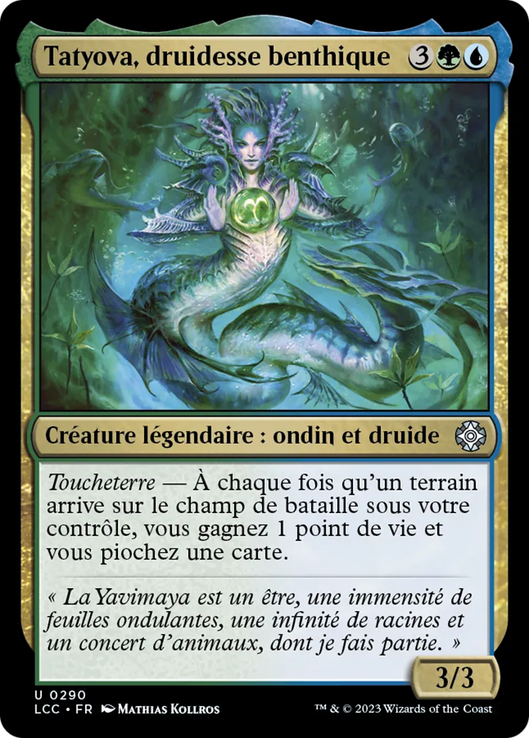 Tatyova, druidesse benthique — The Lost Caverns of Ixalan Commander — Magic: The Gathering