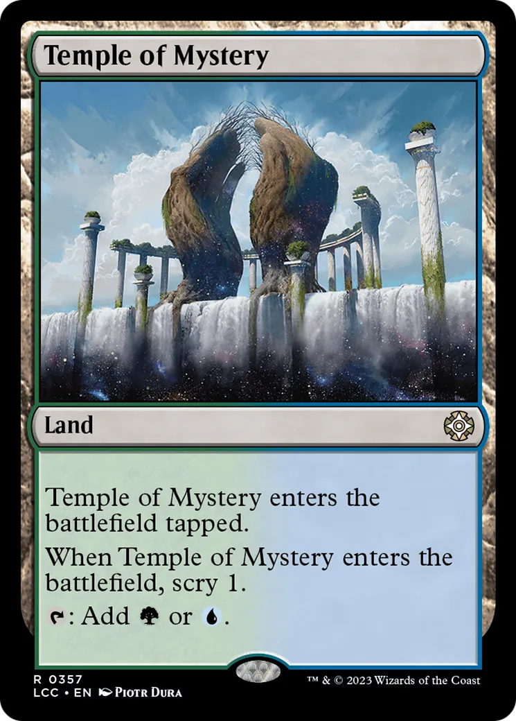 Temple of Mystery — The Lost Caverns of Ixalan Commander — Magic: The Gathering