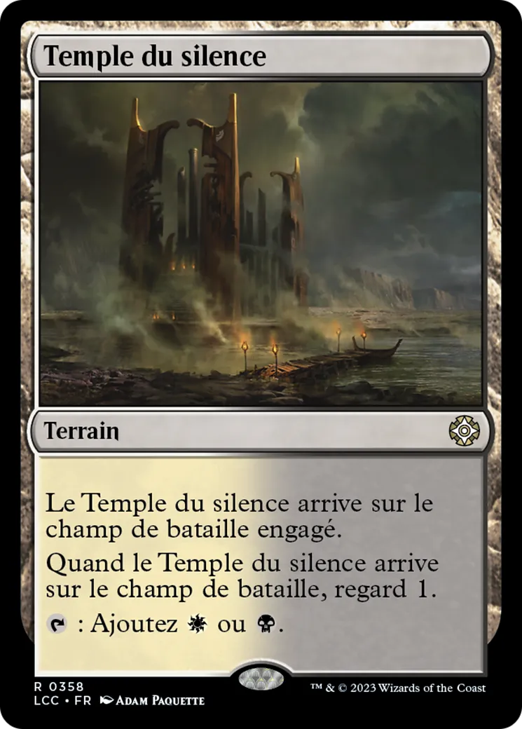 Temple du silence — The Lost Caverns of Ixalan Commander — Magic: The Gathering