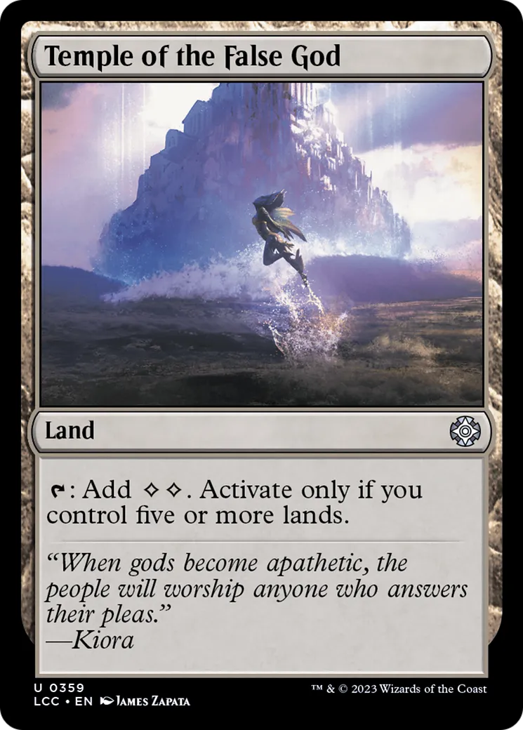 Temple of the False God — The Lost Caverns of Ixalan Commander — Magic: The Gathering