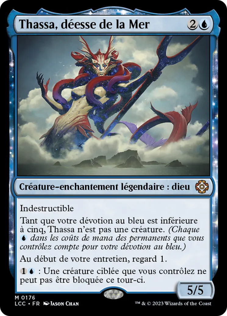 Thassa, déesse de la Mer — The Lost Caverns of Ixalan Commander — Magic: The Gathering
