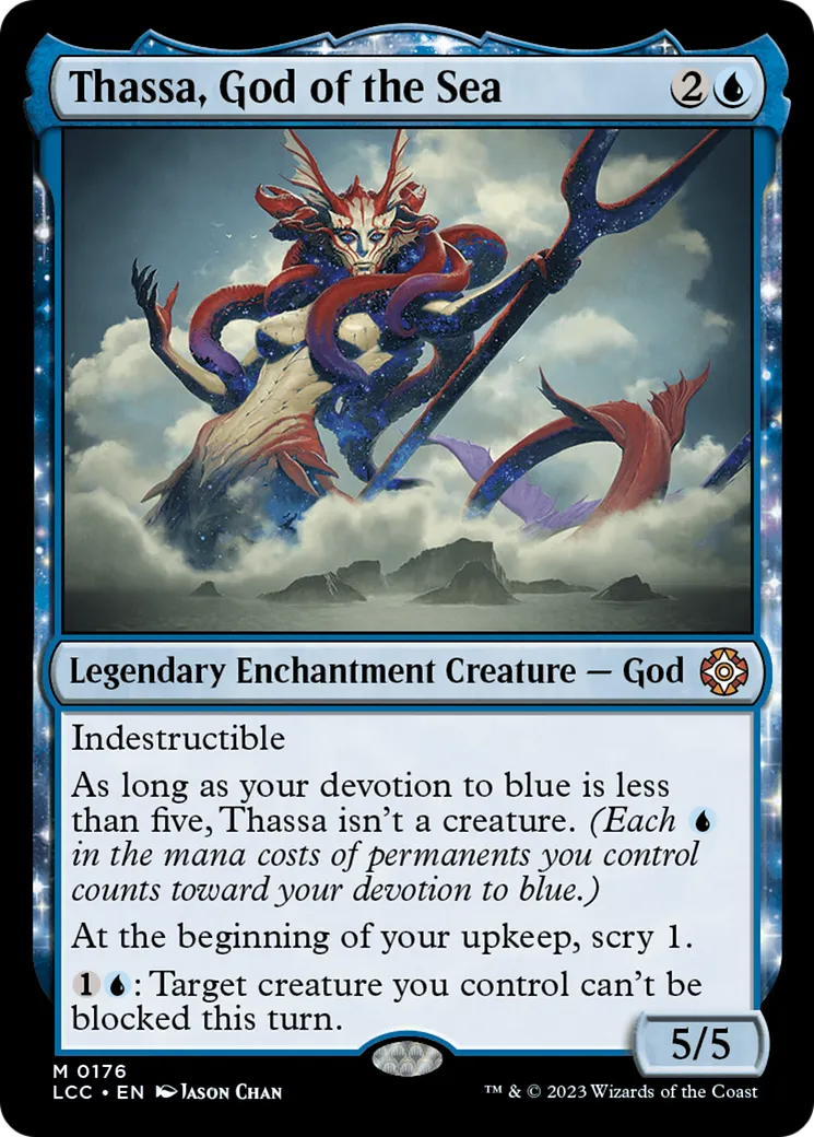 Thassa, déesse de la Mer — The Lost Caverns of Ixalan Commander — Magic: The Gathering